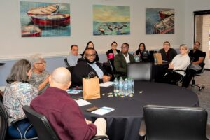 Small group meets during 2024 CTI Conference