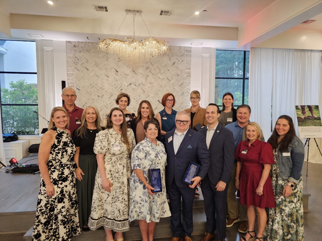 honorees at volunteer appreciation event