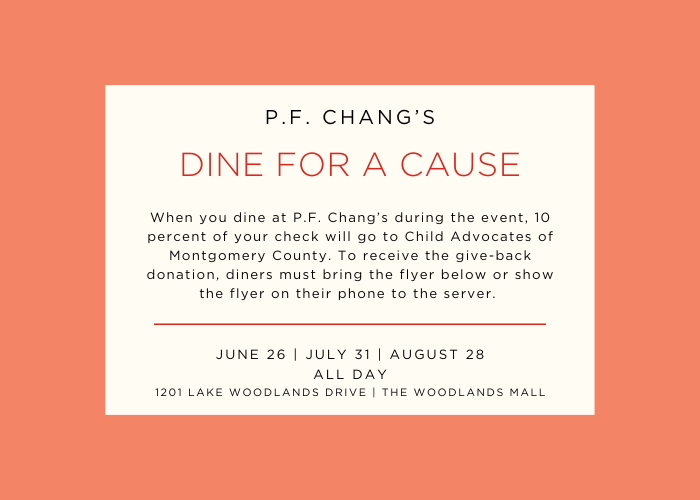 PF Chang's Dine for a Cause