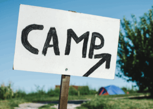 Camp sign