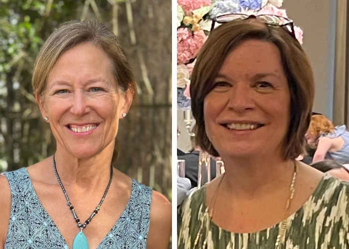 Advocates Madge Hollinger and Terri D'Agostino