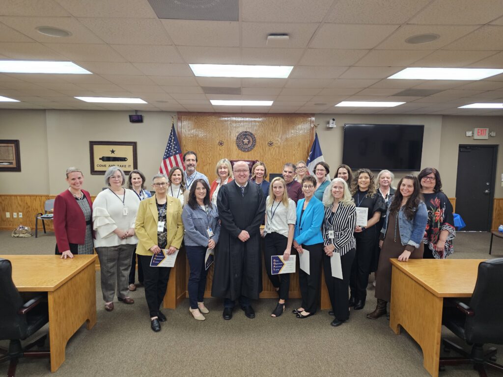 Judge Wayne Mack with the first class of Student Success Advocates
