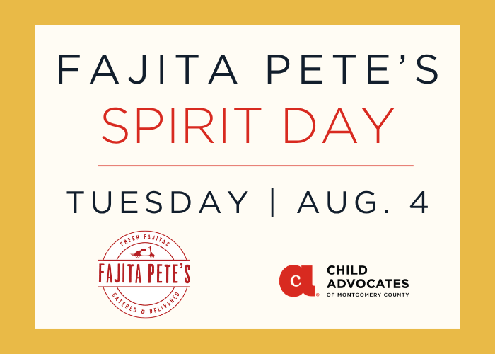 Fajita Pete's Spirit Day Aug. 4