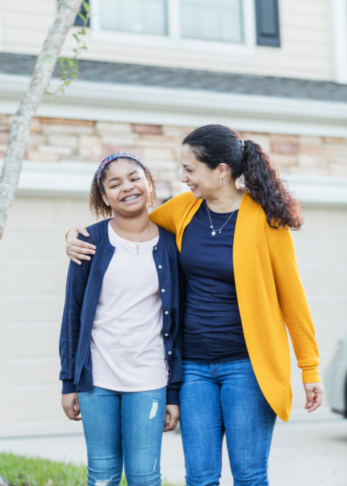 Mom and Daughter 